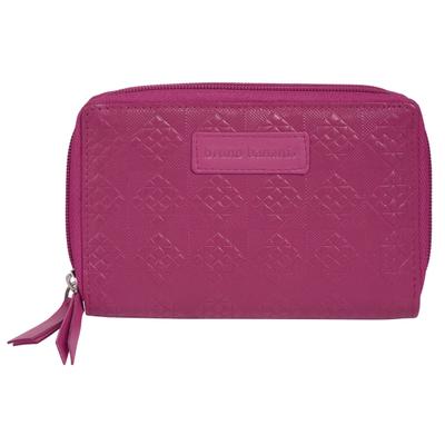 Geldbörse BRUNO BANANI "BRUNO BANANI Damen echt Leder", Damen, pink, Leder, Kleinlederwaren, echt Leder