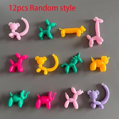 Uplifted Goods Novelty Standing Balloon Animal Squeezing Toys For Gifts And Decor 12pcs Random Color