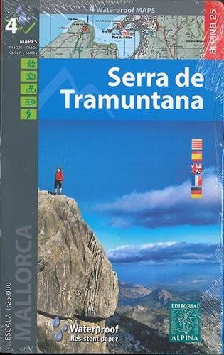 EDITORIAL ALPINA - Serra de Tramuntana 1 : 25 000: 4 Watterproof MAPS (Waterproof Maps) - Preis vom 30.09.2026 09:01:18 h