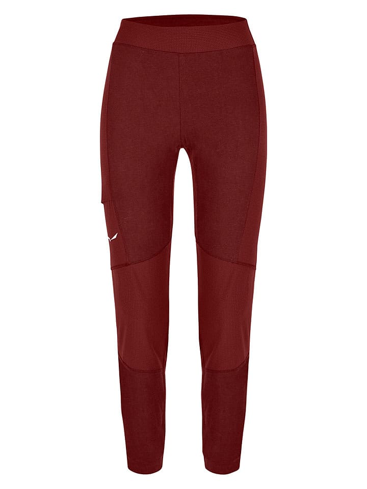 Salewa Funktionsleggings "Alpine Hemp" in Bordeaux - 34