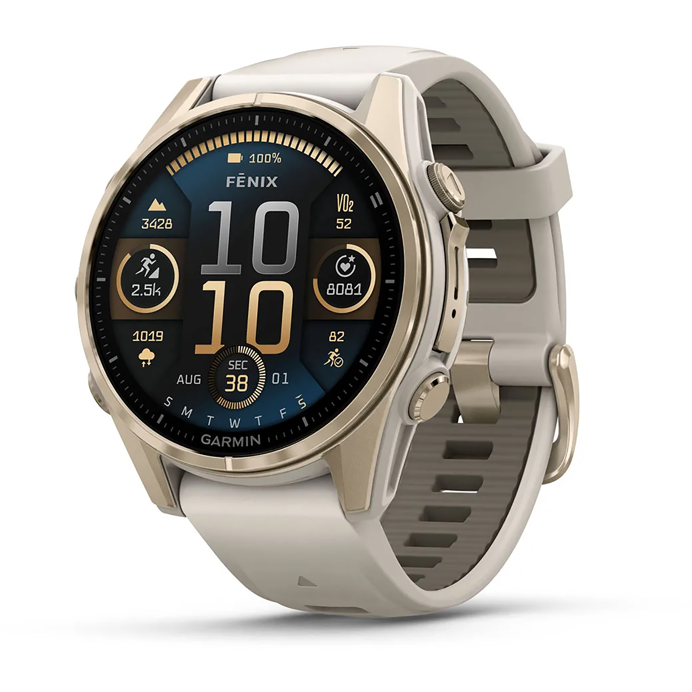 Garmin Fēnix 8 Amoled Sapphire GPS Uhr GPS Uhren grau Größe 43mm Camping
