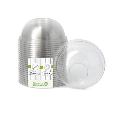greenbox - rPET-Domdeckel Ø 95 mm, geschlossen, 100 St.