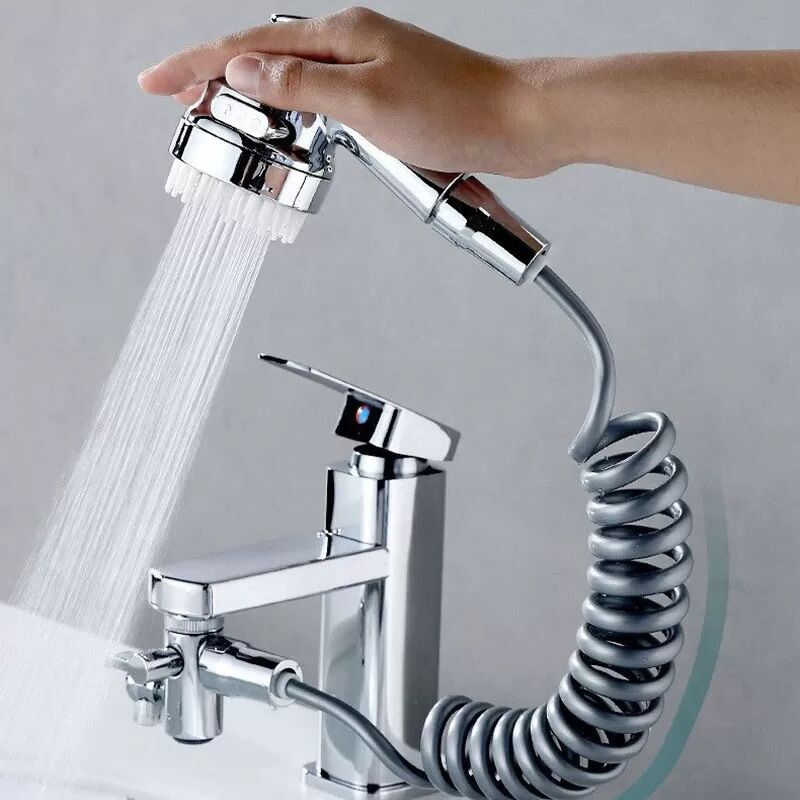 INF Kit de Robinet Universel Externe Argenté - Solution de Lavage Polyvalente