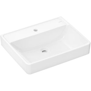 hansgrohe Waschbecken Xanuia Q, aus Keramik, weiß, Hängewaschbecken mit Hahnloch, (B/T) 60 x 48 cm
