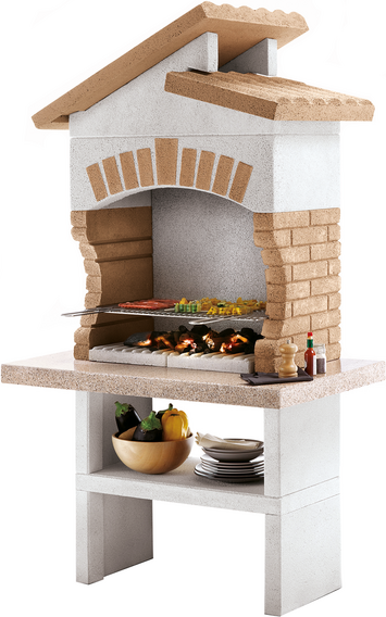 Palazzetti Tupai 2 - Mauerwerk-Holzkohlegrill
