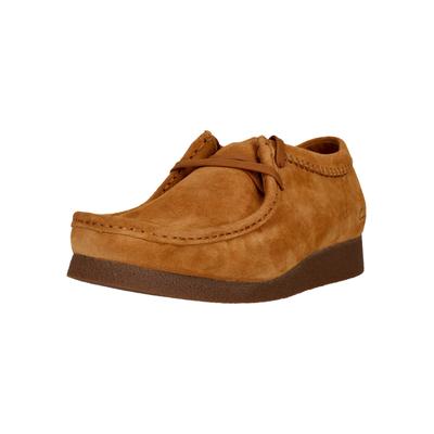 Mokassin CLARKS "WallabeeEVO", Herren, Gr. 41, braun, Leder, Schuhe Mokassin, mit leichter Laufsohle