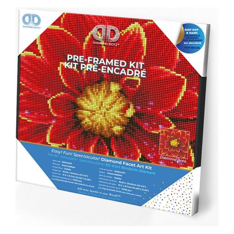 Diamond Dotz Dalia Diamond Stickerei 33x33cm DDK5037 (018-DDK5037)