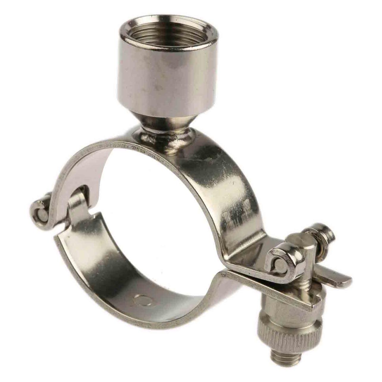 RS PRO Edelstahl Rohrschelle mit Scharnier 2Zoll, Montagebohrung 2Zoll (2655286)