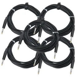 Pronomic Stage INSTS-6 Klinkenkabel 6 m Stereo 5x Set