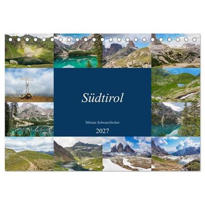 Südtirol (Tischkalender 2027 DIN A5 quer), CALVENDO Monatskalender