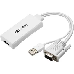 Sandberg VGA+Audio auf, Video Converter