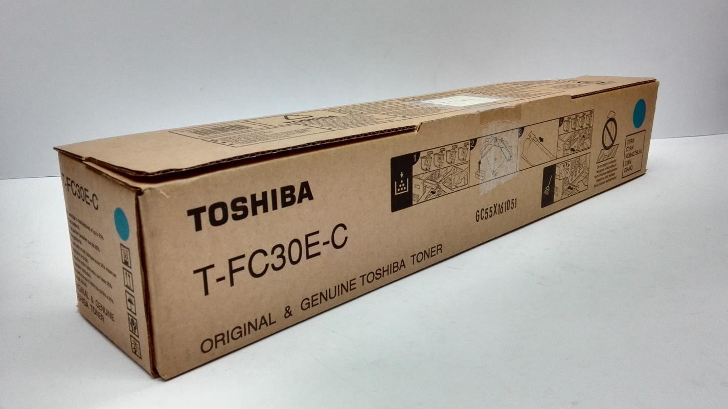Toshiba tonercartridge T-FC30EC cyaan voor 33.600 pagina's