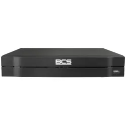 BCS BCS-L-XVR1601-4KE(5) 16-Kanal 5-System Video Rekorder mit HDMI 4K und 8MP Unterstützung (8 Mpx), Videokamera, Schwarz