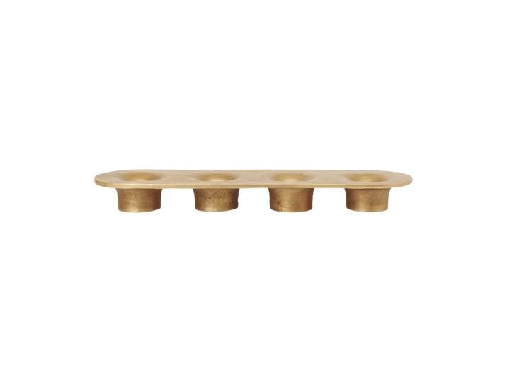 Ferm Living Bougeoir Soothe 4 8x29 cm Brass Finish