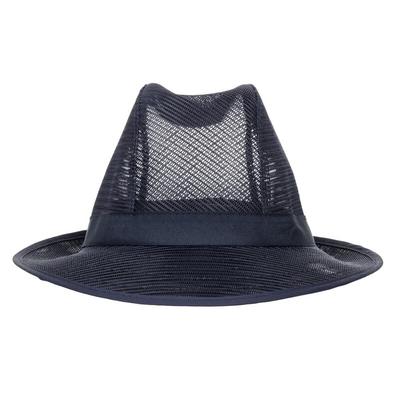 Trilby Hut mit Haarnetz dunkelblau Größe S