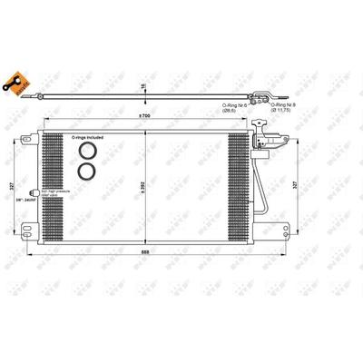 NRF Kondensator, Klimaanlage EASY FIT 35790