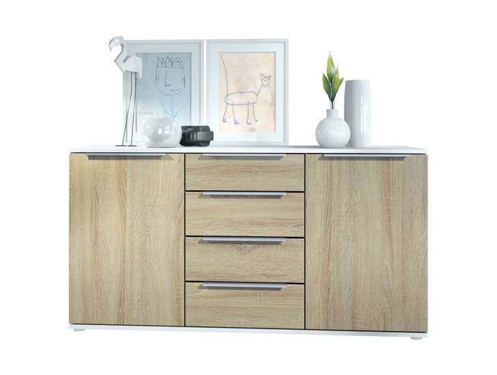 SIDEBOARD Porto Eiche sägerau
