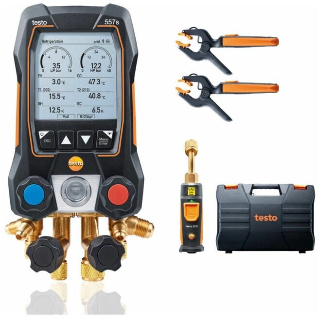 Testo 557s Smart Set d’aspiration Aide numérique intelligente pour monteur (0564 5571)