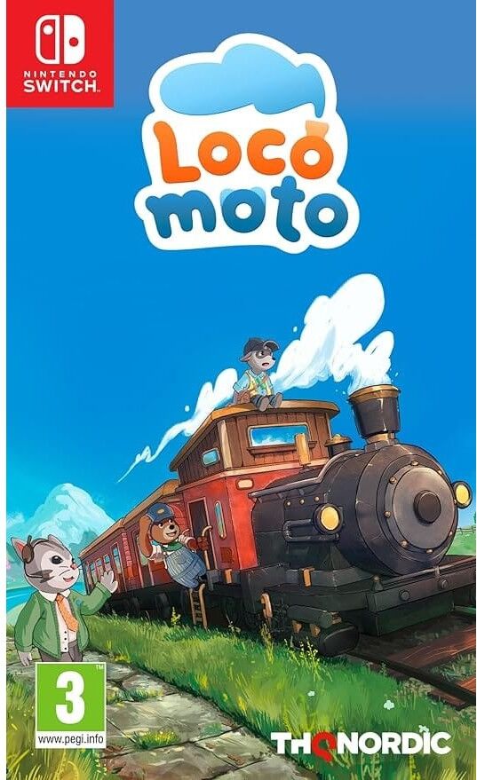 Locomoto for Nintendo Switch (Game Cartridge) - Train Simulation Game, Ages 3+, 1 Player, Nintendo Switch by THQ Nordic