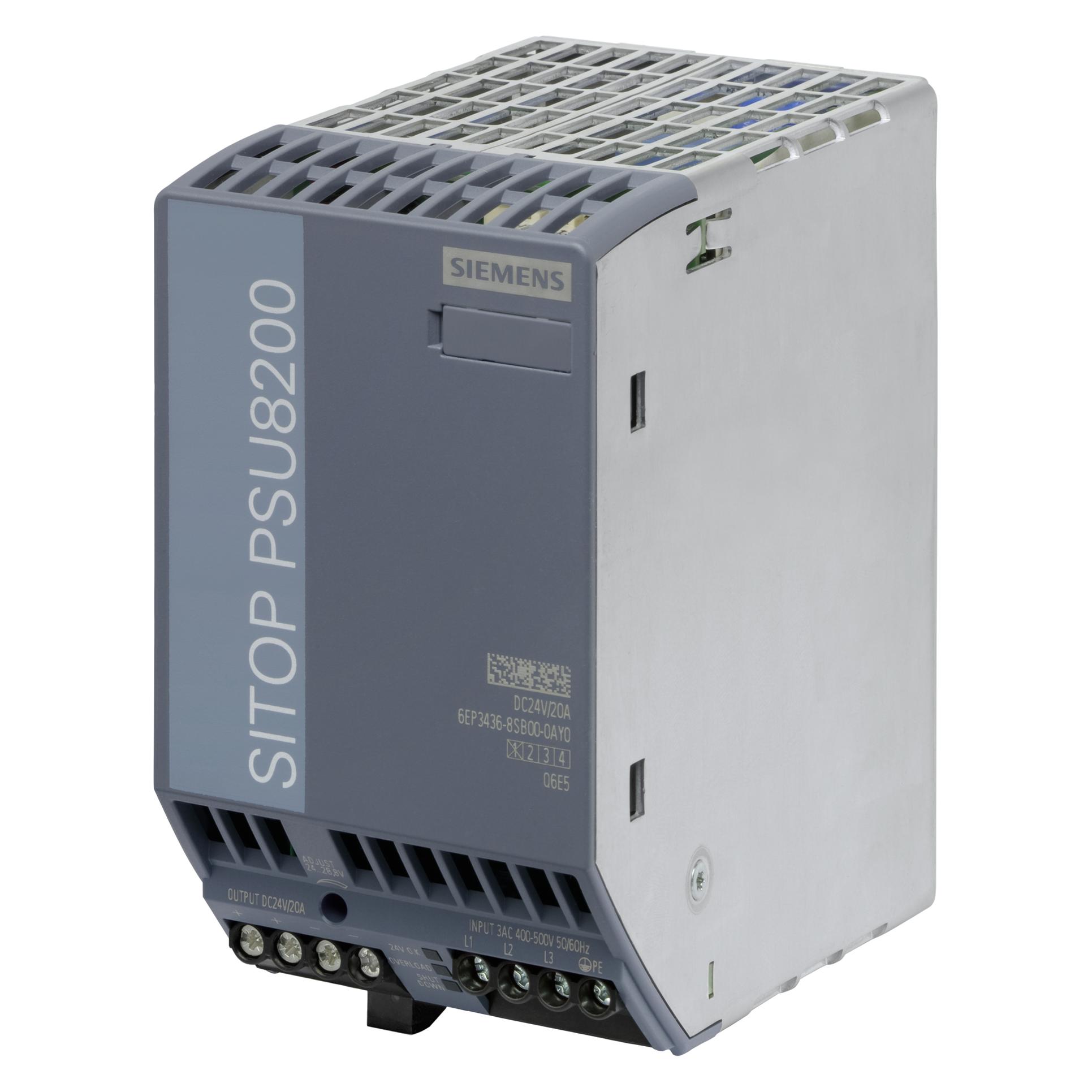 Siemens Stromversorgung PSU8200 24V 20A - PC-/Server Netzteil (6EP34368SB000AY0)
