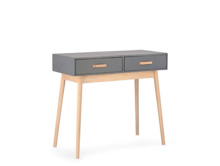 Feeling4Home Konsole Ordinary aus Kiefernholz, Grau