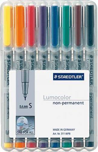 Folienschreiber Lumocolor 8er Etui nonpermanent superfein