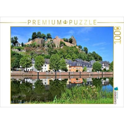 CALVENDO Puzzle Blick auf die Burgruine Saarburg | 1000 Teile Lege-Größe 64x48cm Foto-Puzzle für glückliche Stunden, Sonstige von , Calvendo Puzzle