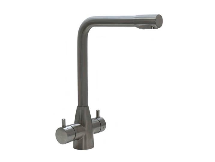 BieTal Küchenarmatur Wasserhahn Küche Armatur BieTal® BT-503 5-Wege L-Auslauf Edelstahl