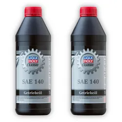2x Getriebeöl LIQUI MOLY 20817 Classic SAE 140 Schaltgetriebe Getriebe Öl 1 Liter