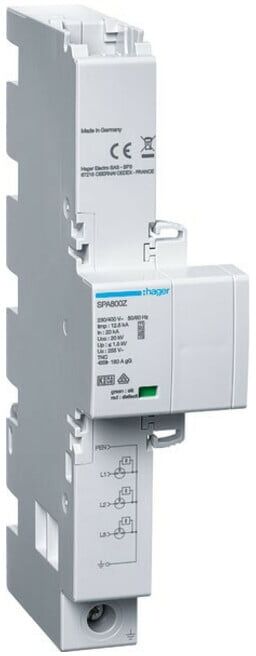 Hager Kombiableiter 3P T1+T2+T3 SPA800Z)