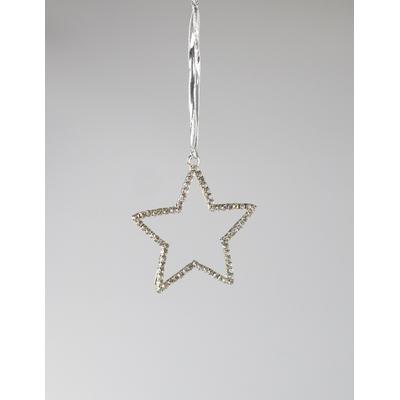 Christbaumschmuck AM DESIGN "aus Acryl, Ø: 10 cm", silber, Ø:10cm, Weihnachtsbaumschmuck, 4er Set