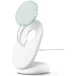 Google Pixelsnap Ladegerät mit Standhalterung (25 W), Wireless Charger, Weiss