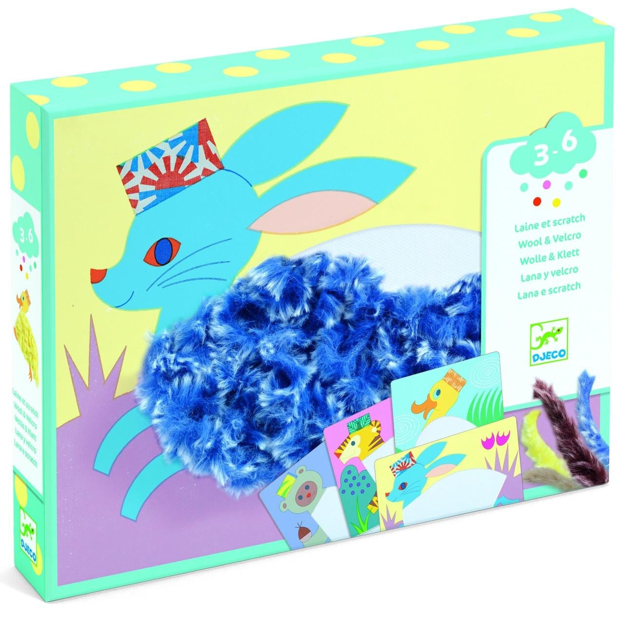Djeco Creatief atelier Animalute met mutsjes