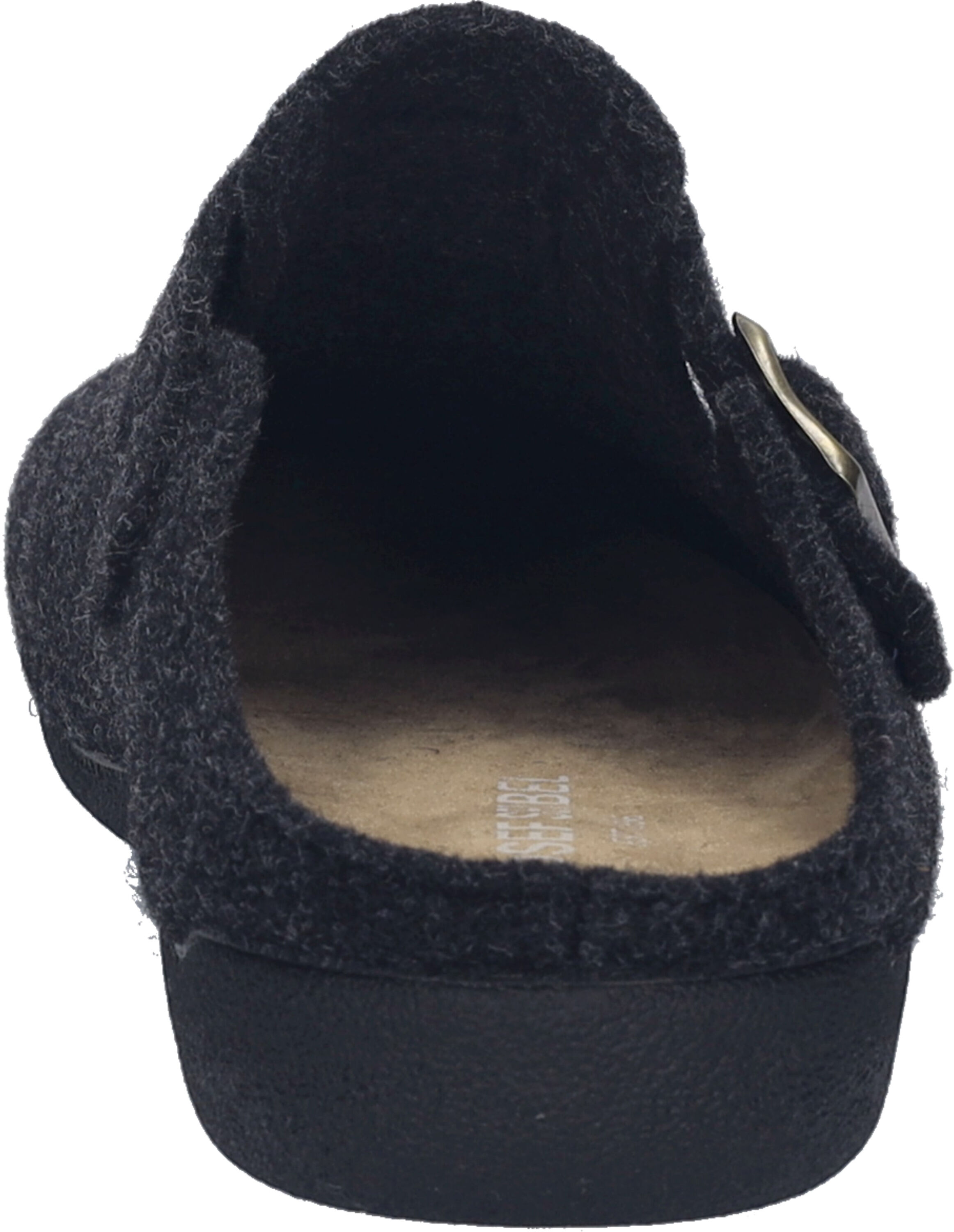 Hausschuh JOSEF SEIBEL "Carson 01, anthrazit", Herren, Gr. 42, grau (anthrazit), Obermaterial: 100% Textilmaterial TEXMAT., Schuhe Hausschuh