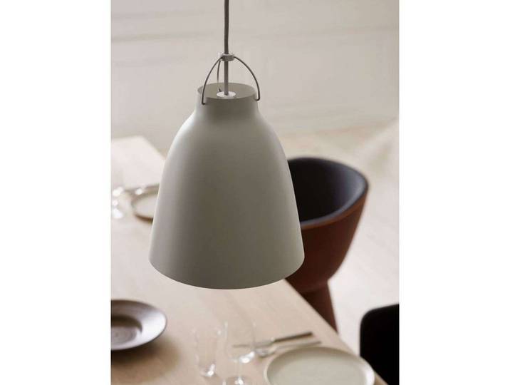 Caravaggio™ P2 Pendelleuchte Matt Warm Grau - Fritz Hansen - Wohnzimmer - Metall