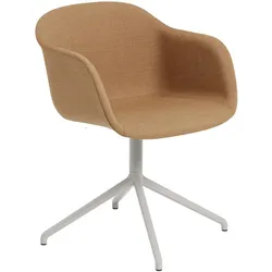 Muuto Fiber Armchair, swivel base, remix 433 / grau