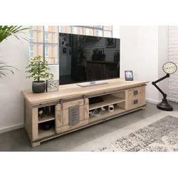 TV-Board Mango 200x55x50 whitewash lackiert RAILWAY #336