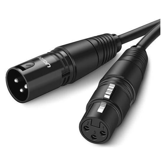 Ugreen AV130 XLR female to XLR male cable - 10m (black) (10 m, XLR Kabel) (20714)