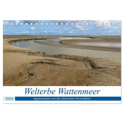Welterbe Wattenmeer (Tischkalender 2026 DIN A5 quer), CALVENDO Monatskalender