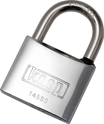 Kasp K14550A1 Vorhängeschloss 50mm gleichschließend Edelstahl Schlüsselschloss
