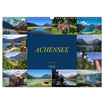 ACHENSEE Impressionen (Wandkalender 2026 DIN A3 quer), CALVENDO Monatskalender