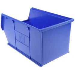 RS PRO, Lagerbehälter, Stapelkästen blau 205x350x181mm