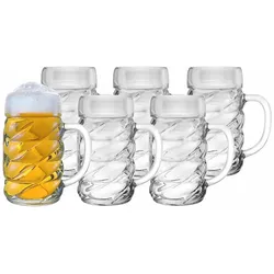 Stölzle Oberglas DIAMOND Bierkrug 0,5 l 6er Set