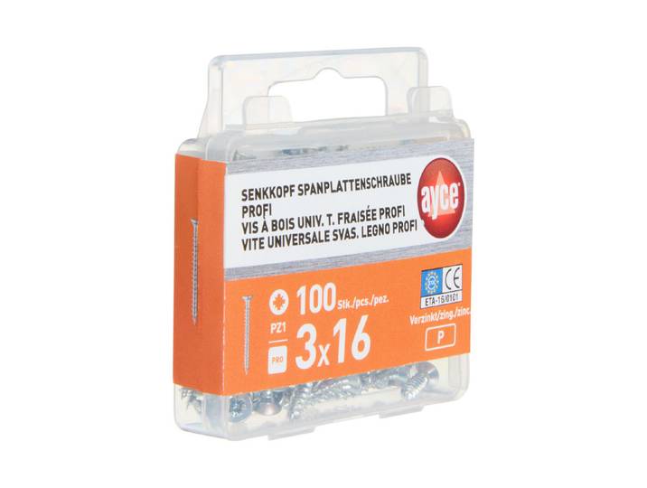 Ayce Senkkopf-Spannplattenschraube 16 mm PZ3