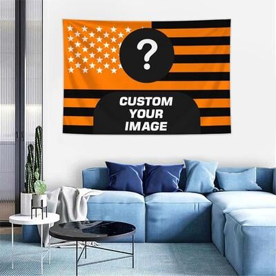 Uplift Picks Personalized American Flag Photo Tapestry For Families Pets Idols Bedrooms And Gift Decor e 230x180cm
