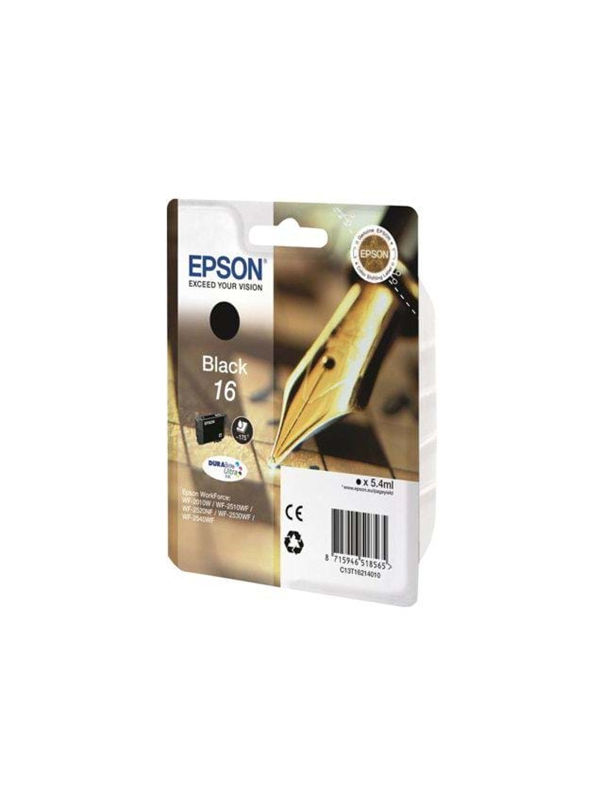 Epson 16 Ink Cartridge - Black