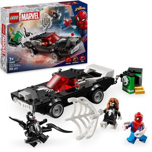 LEGO Marvel 76309 Spider-Man vs. Venom Muscle-Car, ab 7 Jahre, 254 Teile