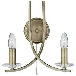 Wand Spot Lampe Leuchte Antik Messing Flur Büro Schlaf Wohn Zimmer Beleuchtung