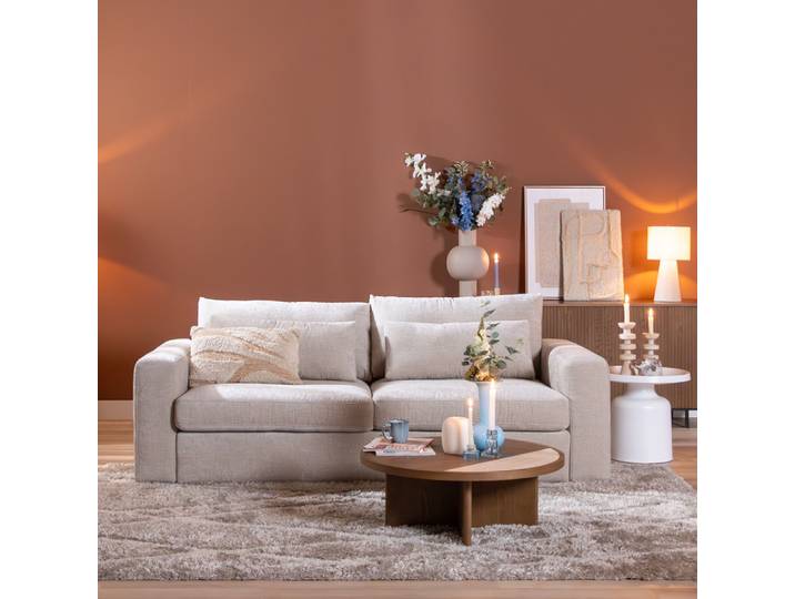 Bronx71 3-Sitzer Sofa Kyle Chenille Sand