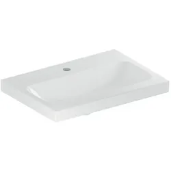 Geberit iCon light Waschtisch 501841005 60x42cm, Hahnloch mittig, ohne Überlauf, weiß